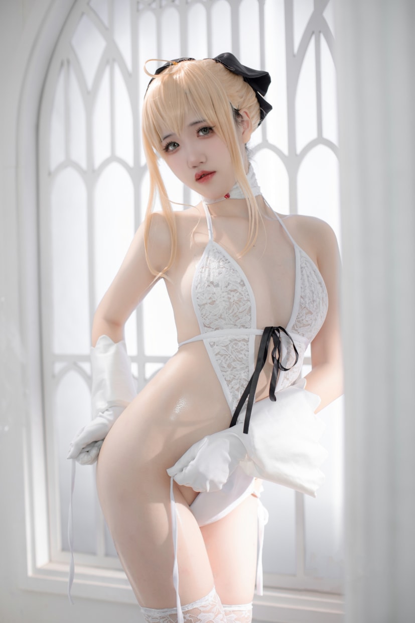 阿薰kaOri –#FGO 白Saber--佳人作品！