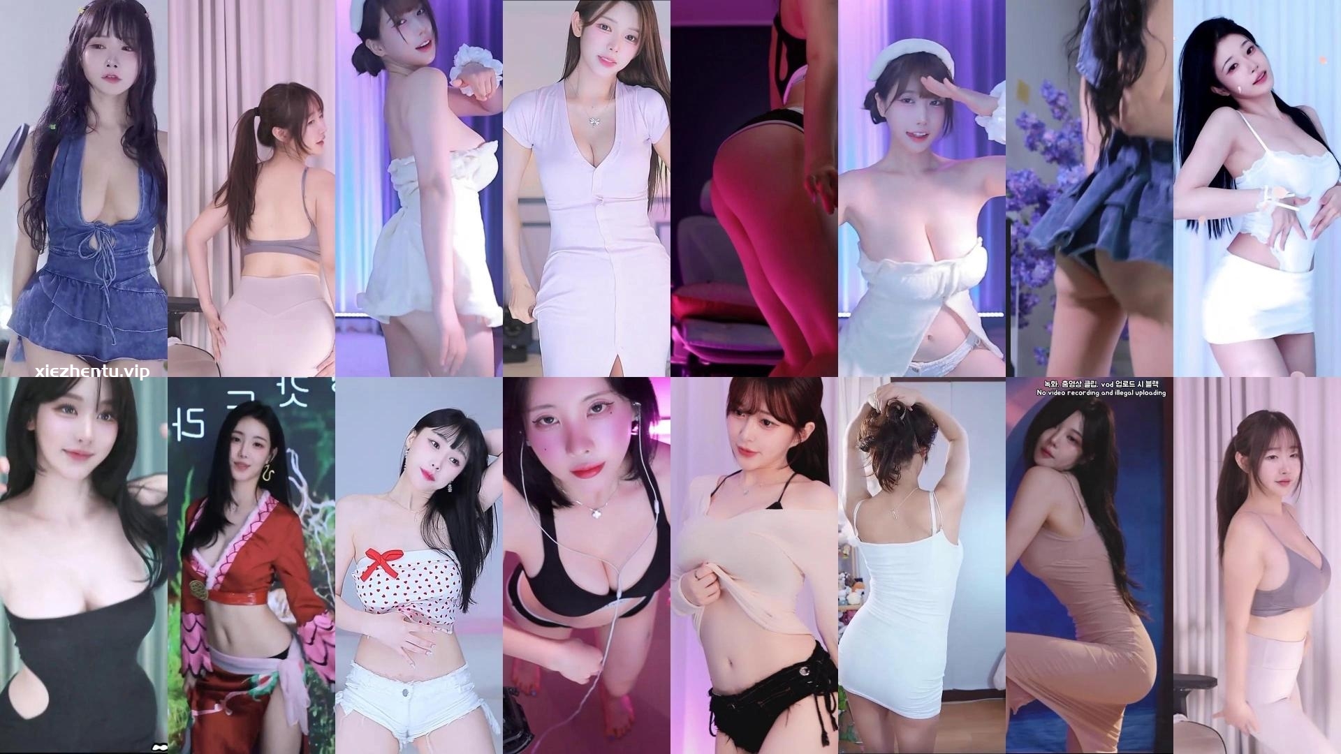 Sooplive韩国BJ 2025年8月7日录制舞蹈合集