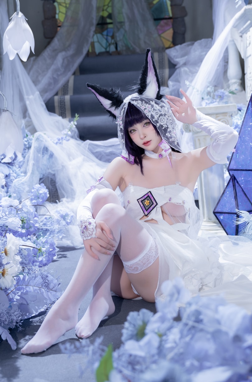 清水由乃#碧蓝航线 武藏 紫藤花--完美推荐！