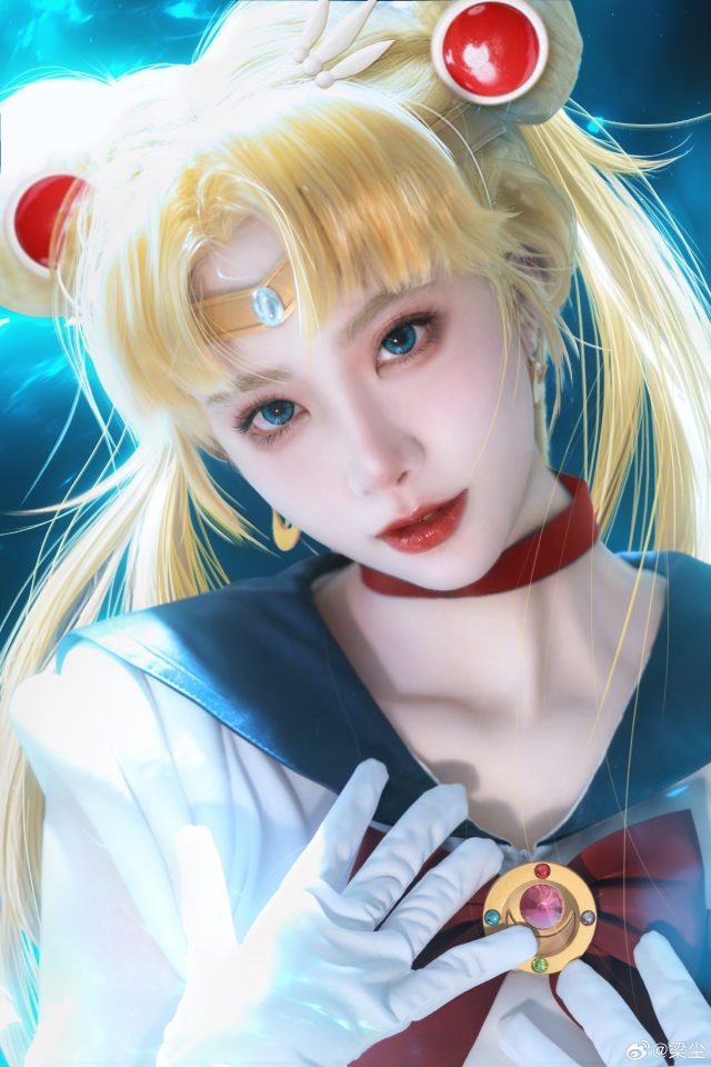 梁尘cos《美少女战士》月野兔，再现神级现实版月亮女神