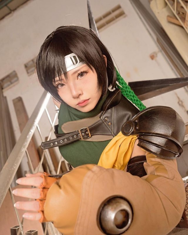 忍者少女COSPLAY：Nekonoikatsu饰演《最终幻想VII》尤菲·如月